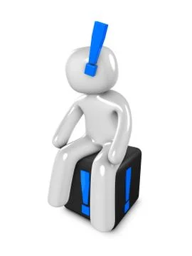 Thinkman Ilustración de archivo