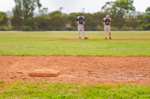 Third base Stock Photos