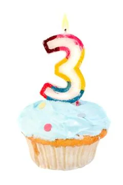 Third birthday Stock Photos