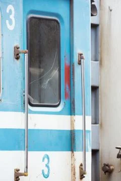 Third class train wagon Stock Photos