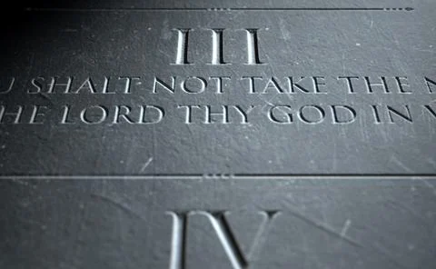 The Third Commandment Illustration
