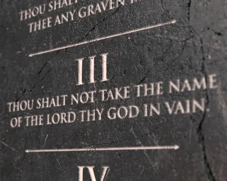 Third Commandment Illustration