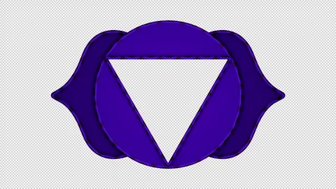 Third Eye Chakra – High-Quality Animated with Alpha Channel Stock Footage 301541852
