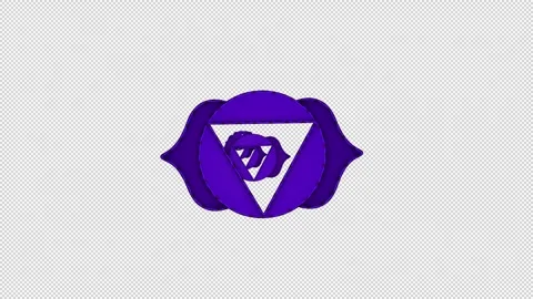 Third Eye Chakra – High-Quality Animated with Alpha Channel 库存影片 301542527