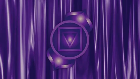 Third Eye Chakra Symbol Animated 스톡 동영상 140830447