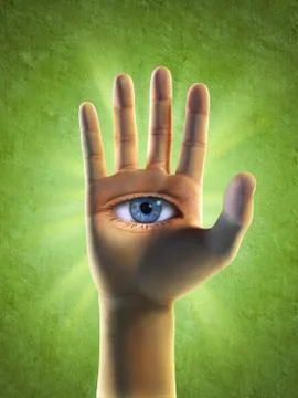 Third eye Stockillustratie