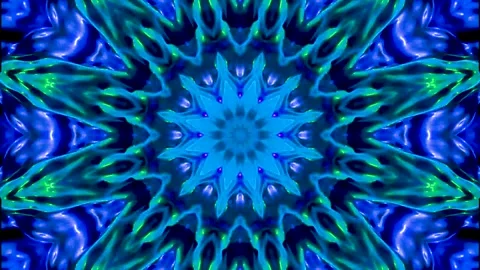 Third eye throat chakra ethnic sacred geometry kaleidoscope. 스톡 동영상 223091227