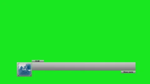 Third Lower news on Green Screen Stock Footage 253845824