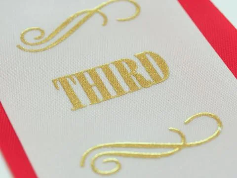 Third place finish Stock Photos