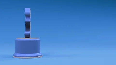 Third place number loop left side cold look Stock Footage 100744890