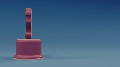 Third place number loop left side Stock Footage 100745178