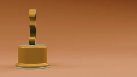 Third place number loop left side warm look Video stock 100745426