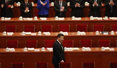 Third plenary session of the first session of the 13th National People's Congres Stock Photos