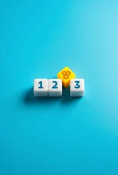 The third point of work is in progress. Work in progress. Almost finished. .. Stock Photos