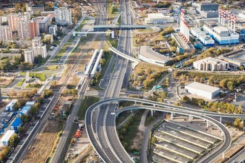 Third Ring Road and Railway Central Circle Foto stock