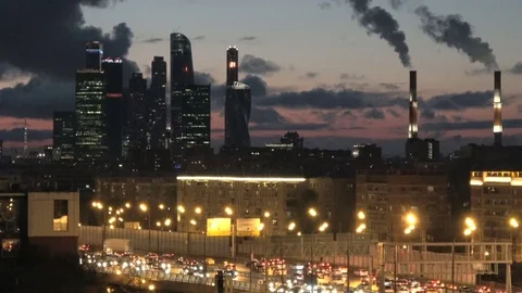 The Third Ring Road, Moscow Video stock 79615258