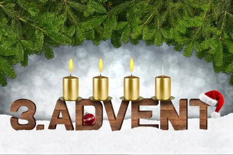 Third sunday of advent Stock Photos