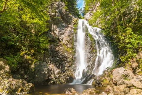 Third vault falls (long exposure) Stock Photos