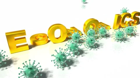 The third wave of covid 19 hits economics Stock Footage 153566813