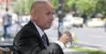 Thirsted Businessman Torrid Day Sweating Sidewalk Bench Drink Water Urban Scene 4k or 4k+ Resolution