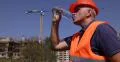 Thirsted Sweating Builder Worker Construction Site Drink Water Hot Summer Day 4k or 4k+ Resolution