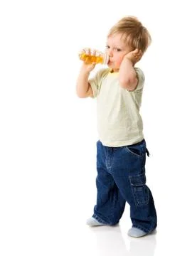 Thirsty Boy Stock Photos