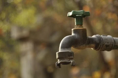 Thirsty at the well Stock Photos