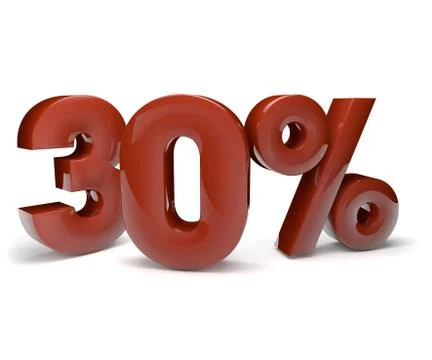 Thirteen percent Stock Illustration