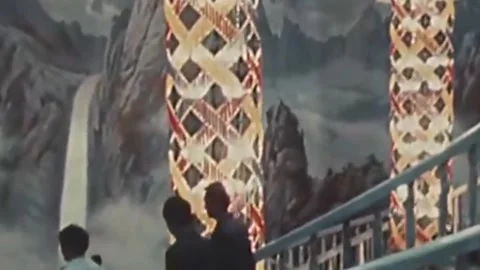 Thirty-eighth parallel. DPRK 1981  (103) Stock-Footage 264576586