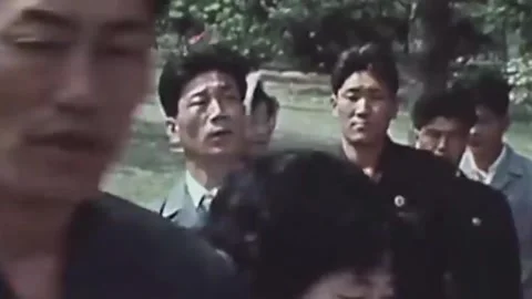Thirty-eighth parallel. DPRK 1981  (146) Stock-Footage 264577033