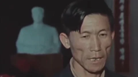 Thirty-eighth parallel. DPRK 1981  (180) Stock Footage 264577255