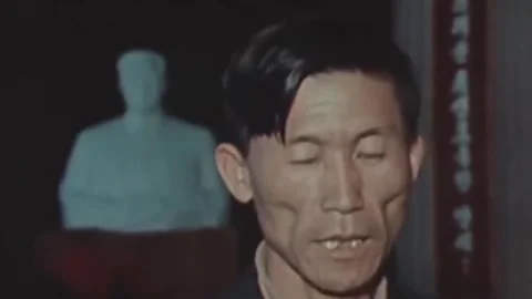 Thirty-eighth parallel. DPRK 1981  (181) Stock Footage 264577275