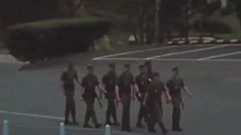 Thirty-eighth parallel. DPRK 1981  (2) 스톡 동영상 264577509