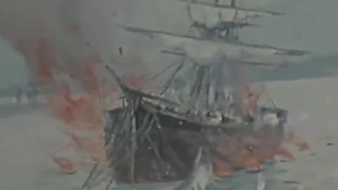 Thirty-eighth parallel. DPRK 1981  (212) Stock-Footage 264577625