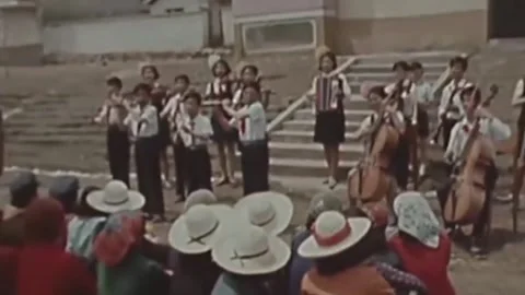 Thirty-eighth parallel. DPRK 1981  (256) Stock-Footage 264578103