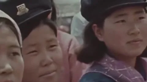 Thirty-eighth parallel. DPRK 1981  (257) Stock Footage 264578108