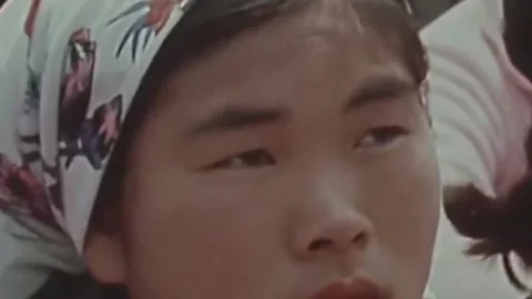 Thirty-eighth parallel. DPRK 1981  (258) Stock Footage 264578113