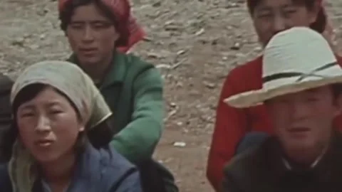 Thirty-eighth parallel. DPRK 1981  (259) Stock Footage 264578118