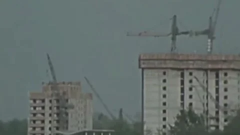 Thirty-eighth parallel. DPRK 1981  (87) Stock Footage 264578492