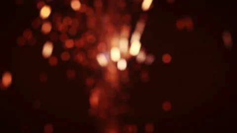 Thirty Second defocused firework background with hipster indie overlay Stock Footage 77440431