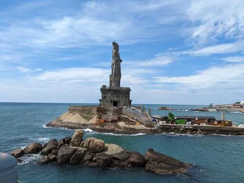 Thiruvalluvar statue Stock Photos