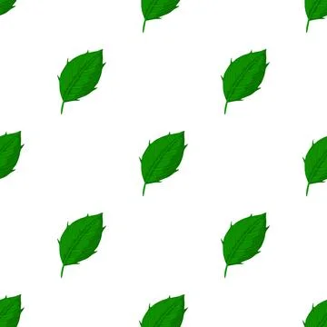Thistle leaf pattern seamless vector イラスト素材