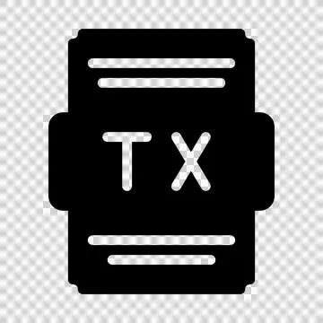 Thmx file icon solid style. Spreadsheet file type, extension, format icons.  스톡 일러스트