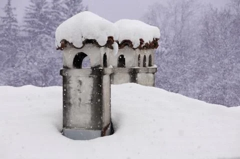 Tho Chimneys Stock Photos