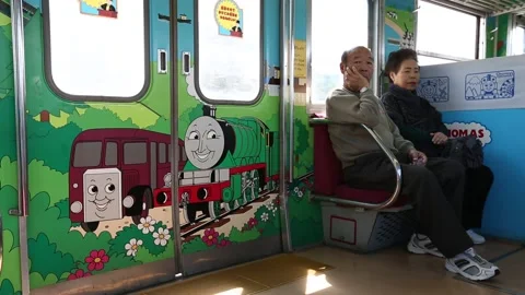 'Thomas and Friends' Train Stock Footage 203800791
