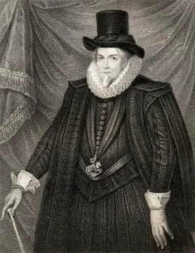 Thomas Cecil 1St Earl Of Exeter Lord Burghley 1542-1621 English Soldier And S Foto stock