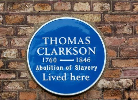 Thomas Clakson Plaque Stock Photos