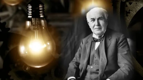 Thomas Edison Stock Footage 50985595