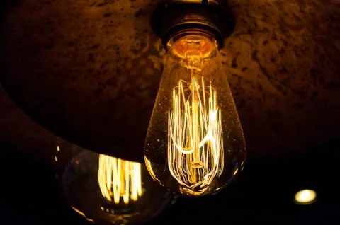 Thomas Edison light bulb Stock Photos