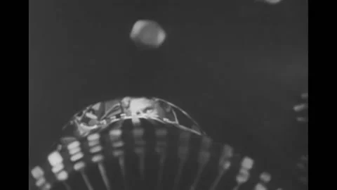 Thomas Edison's electricity transforms America (as depicted in 1961). Stock Footage 152664486